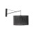 GLORII BLACK Kinkiet 1 6639 TK Lighting Czarny Czarny