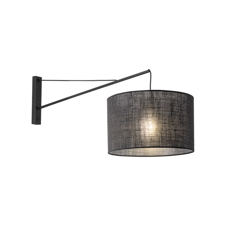 GLORII BLACK Kinkiet 1 6639 TK Lighting Czarny Czarny