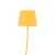 NICOLA YELLOW Lampa podłogowa 1 S 6645 TK Lighting Żółty Żółty