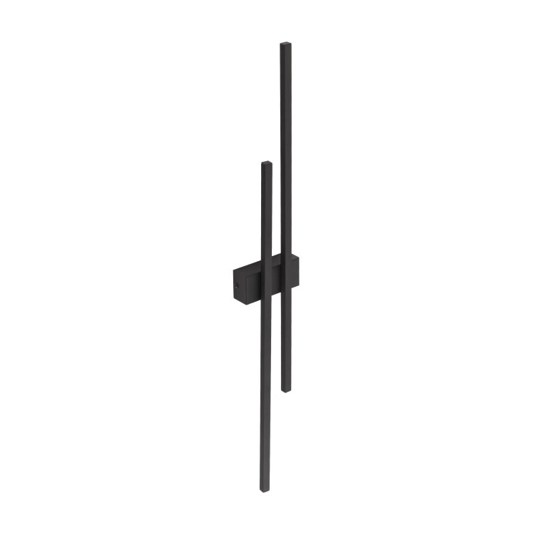 FLASH BLACK Kinkiet 2 LED 6626 TK Lighting Czarny Czarny