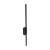 FLASH BLACK Kinkiet 1 LED M 6627 TK Lighting Czarny Czarny
