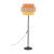 TRIO JUTA Lampa podłogowa 1 6451 TK Lighting Czarny Multikolor