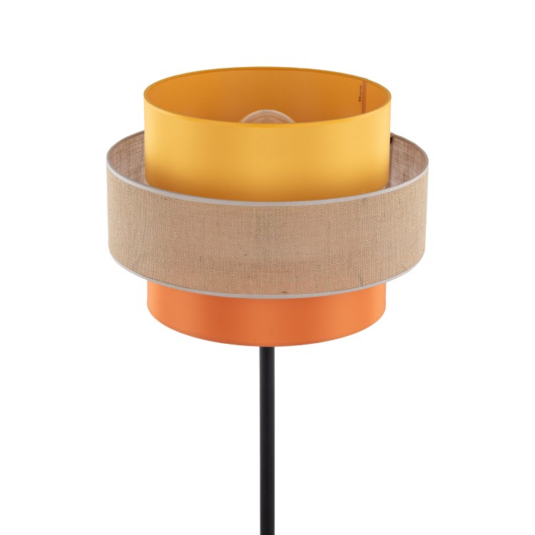 TRIO JUTA Lampa podłogowa 1 6451 TK Lighting Czarny Multikolor