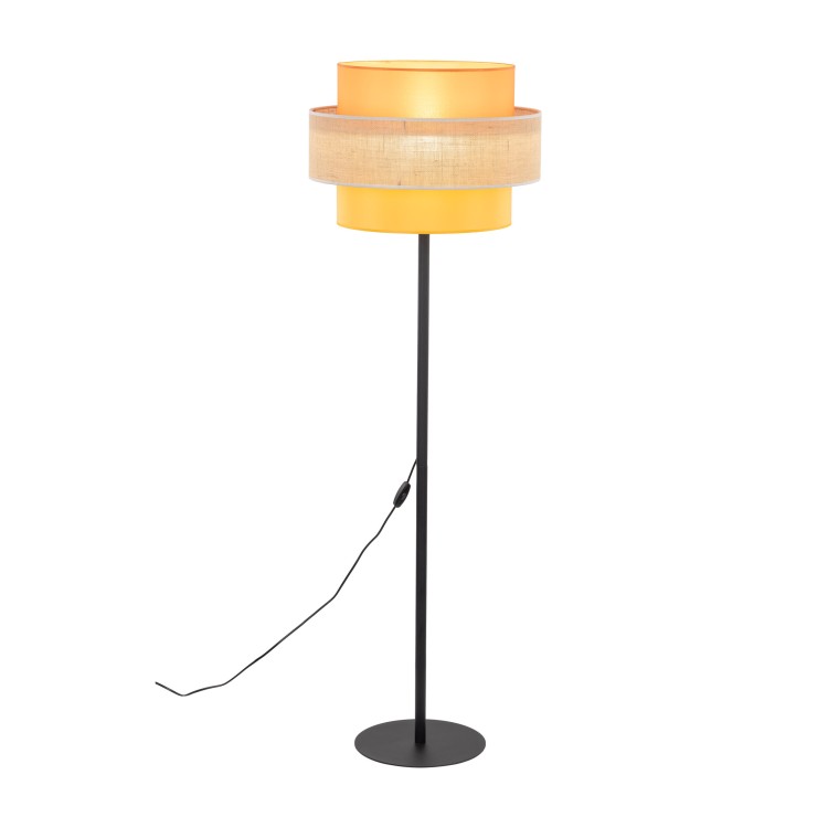 TRIO JUTA Lampa podłogowa 1 6451 TK Lighting Czarny Multikolor