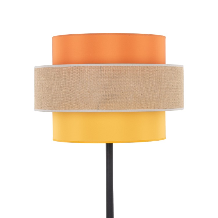 TRIO JUTA Lampa podłogowa 1 6451 TK Lighting Czarny Multikolor