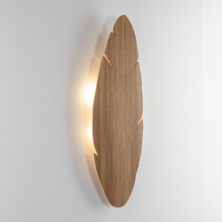 HOJA WOOD Kinkiet 4 5565 TK Lighting Orzech, Czarny Orzech