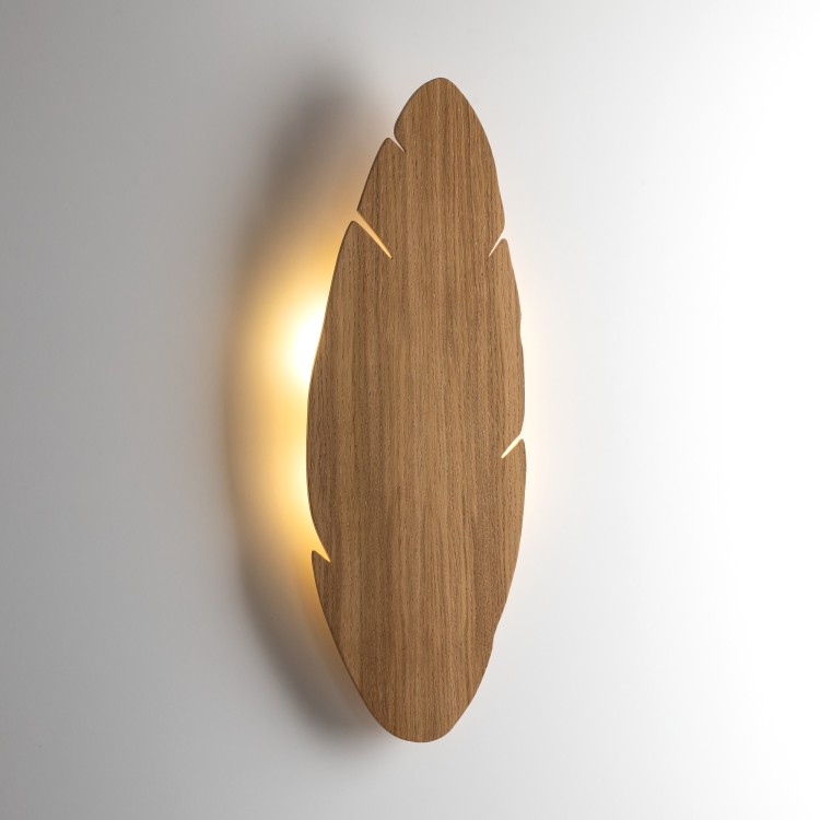 HOJA WOOD Kinkiet 4 5565 TK Lighting Orzech, Czarny Orzech