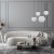 ESME WHITE Lampa wisząca 4 Listwa 4790 TK Lighting Czarny Biały