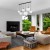 ESME WHITE Lampa wisząca 6 PŁ Listwa 4792 TK Lighting Czarny Biały