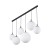 ESME WHITE Lampa wisząca 6 PŁ Listwa 4792 TK Lighting Czarny Biały