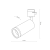 TRACER JET RING BLACK 1xGU10 6897 TK Lighting Czarny Czarny