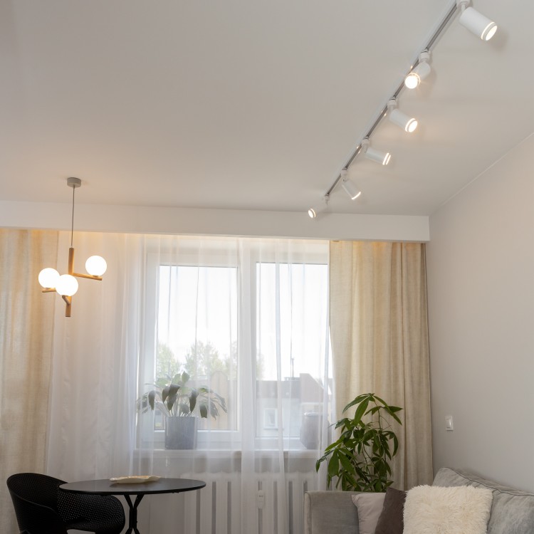TRACER JET RING WHITE 1xGU10 6898 TK Lighting Biały Biały