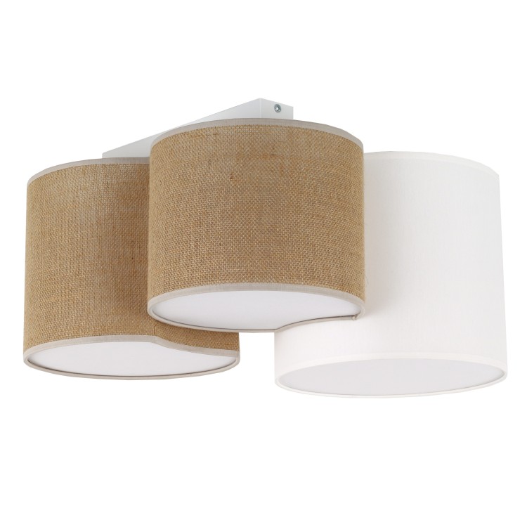 MONA JUTA Lampa sufitowa 3 5907 TK Lighting Biały