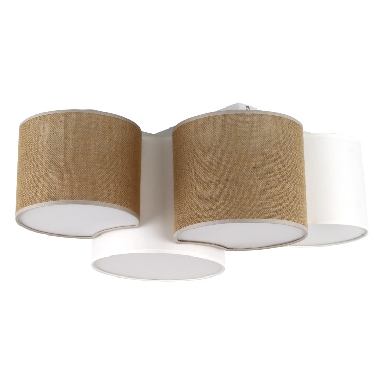 MONA JUTA Lampa sufitowa 4 5908 TK Lighting Biały
