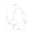 LAGOS WHITE Kinkiet 1 5921 TK Lighting Biały Biały