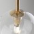 NILOS BLACK / GOLD Lampa wisząca 1 5941 TK Lighting Złoty, Czarny Transparentny