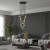 NILOS BLACK GOLD Lampa wisząca 17 5945 TK Lighting Złoty, Czarny Transparentny