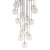 NILOS BLACK GOLD Lampa wisząca 17 5945 TK Lighting Złoty, Czarny Transparentny