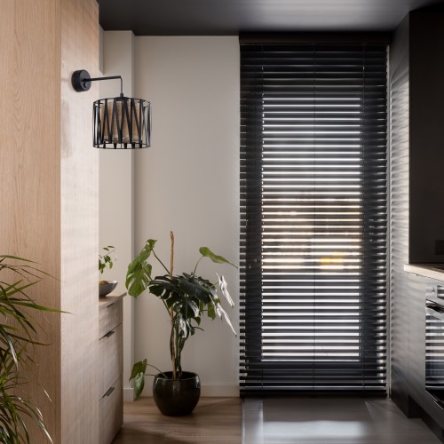 HARMONY NATURE Kinkiet 1 5950 TK Lighting Czarny Juta, Czarny