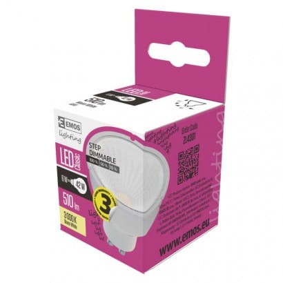 Żarówka LED Classic 6,5W GU10 NW MR16 TOMI LED6.5W 34970 Kanlux wewnętrzna i zewnętrzna wymienna barwa dzienna neutralna