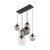 ESME MIX Lampa wisząca 6 4819 TK Lighting Czarny Transparentny, Brązowy, Grafitowy