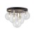 NILOS BLACK / GOLD Lampa sufitowa 5PŁ 758 TK Lighting Złoty, Czarny Transparentny