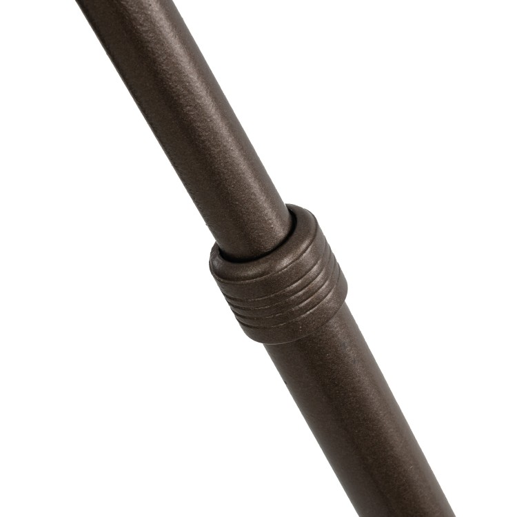 MOBY BROWN Lampa stojąca 1 6097 TK Lighting Brązowy Len