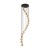 AURORA GOLD Lampa wisząca 16 6023 TK Lighting Złoty, Czarny Bursztynowy