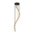 AURORA GOLD Lampa wisząca 16 6023 TK Lighting Złoty, Czarny Bursztynowy
