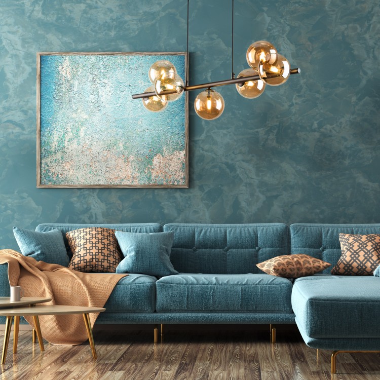 ESTERA BROWN Lampa wisząca 7 4506 TK Lighting Brązowy Bursztynowy