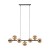 ESTERA BROWN Lampa wisząca 7 4506 TK Lighting Brązowy Bursztynowy