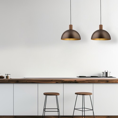 OSLO BROWN Lampa wisząca 1 4508 TK Lighting Brązowy, Sosna Brązowy
