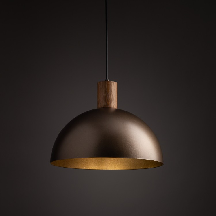 OSLO BROWN Lampa wisząca 1 4508 TK Lighting Brązowy, Sosna Brązowy