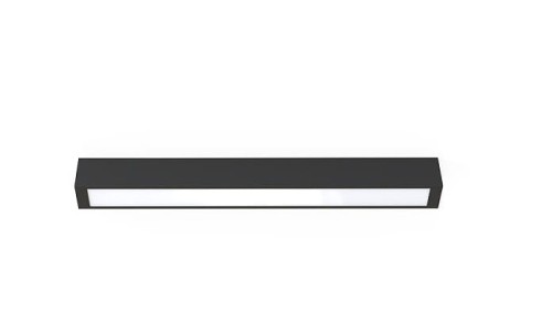 Oprawa liniowa Lampa spot STRAIGHT CEILING LED S BLACK 7597 NOWODVORSKI Lighting 60cm T8 Loft nowoczesna sufitowa oświetleniowa natynkowa czarna Inspiracje Premium