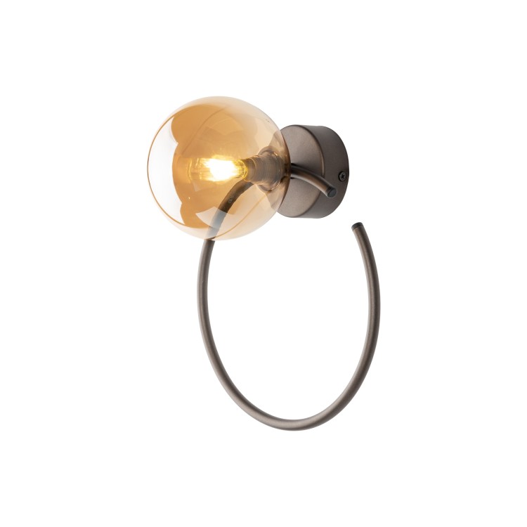 ANABELLE BROWN Kinkiet 1 6570 TK Lighting Brązowy Bursztynowy