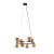 ANABELLE BROWN Lampa wisząca 8 6572 TK Lighting Brązowy Bursztynowy