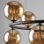 ANABELLE BROWN Lampa wisząca 8 6572 TK Lighting Brązowy Bursztynowy