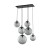 ESME GRAPHITE Lampa wisząca 6 5384 TK Lighting Czarny Grafitowy