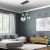 ESME GRAPHITE Lampa wisząca 6 5384 TK Lighting Czarny Grafitowy