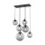 ESME GRAPHITE Lampa wisząca 6 5384 TK Lighting Czarny Grafitowy