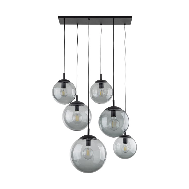 ESME GRAPHITE Lampa wisząca 6 5384 TK Lighting Czarny Grafitowy