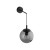 ESME GRAPHITE Kinkiet 1 5386 TK Lighting Czarny Grafitowy