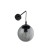ESME GRAPHITE Kinkiet 1 5386 TK Lighting Czarny Grafitowy