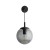 ESME GRAPHITE Kinkiet 1 5386 TK Lighting Czarny Grafitowy