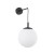 ESME WHITE Kinkiet 1 5388 TK Lighting Czarny Biały
