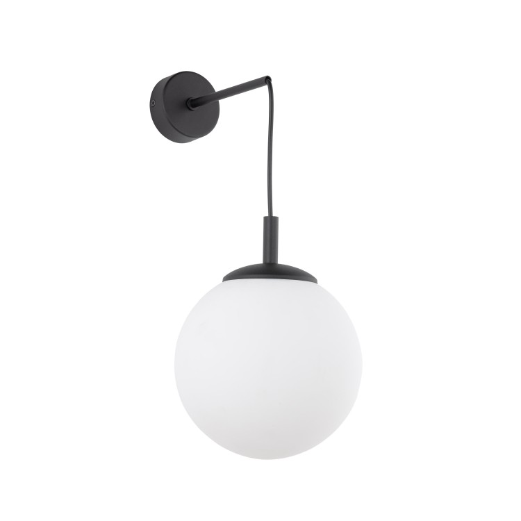 ESME WHITE Kinkiet 1 5388 TK Lighting Czarny Biały