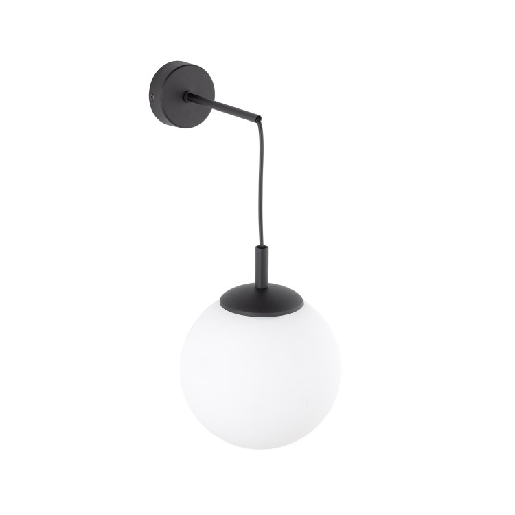 ESME WHITE Kinkiet 1 5388 TK Lighting Czarny Biały