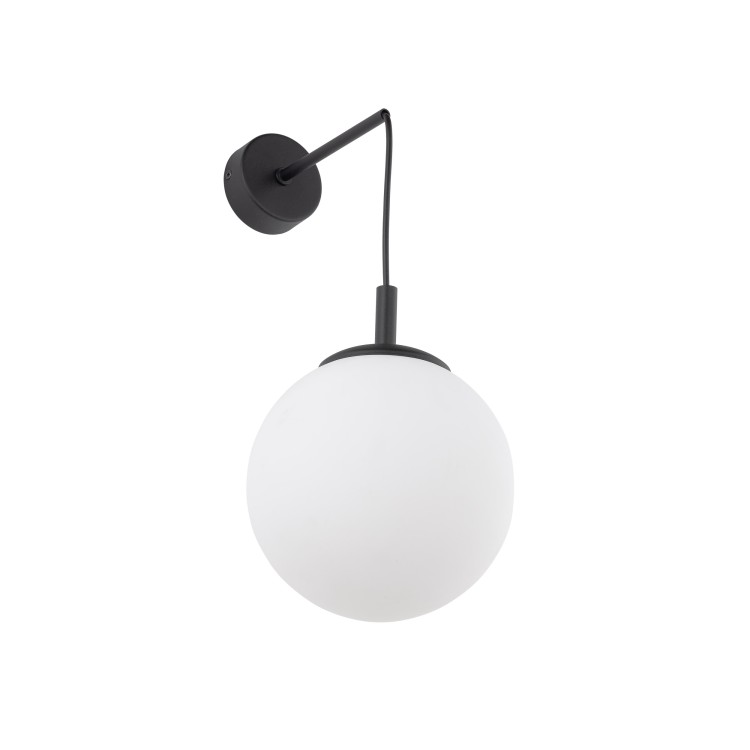 ESME WHITE Kinkiet 1 5388 TK Lighting Czarny Biały