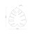MONSTERA XL BEIGE Kinkiet 4 G9 6436 TK Lighting