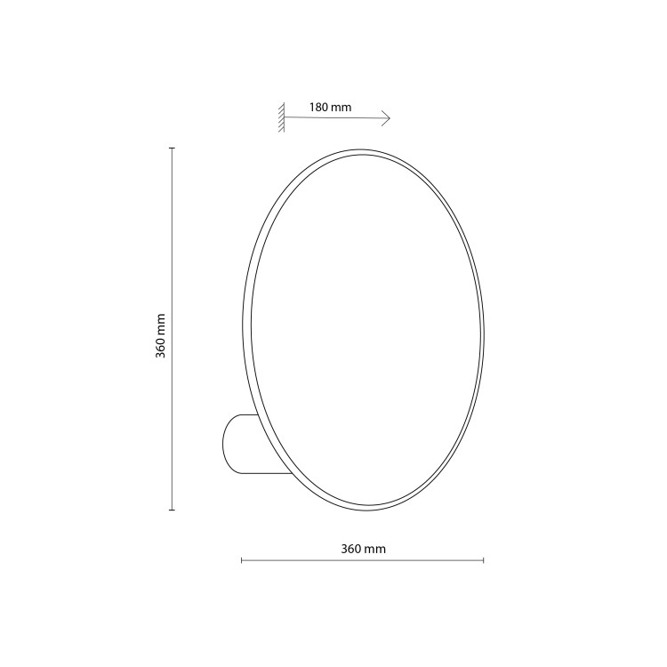 PULSE Kinkiet 1 4814 TK Lighting Biały, Sosna Juta
